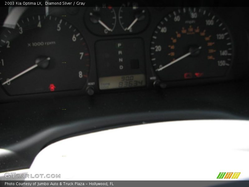 Diamond Silver / Gray 2003 Kia Optima LX