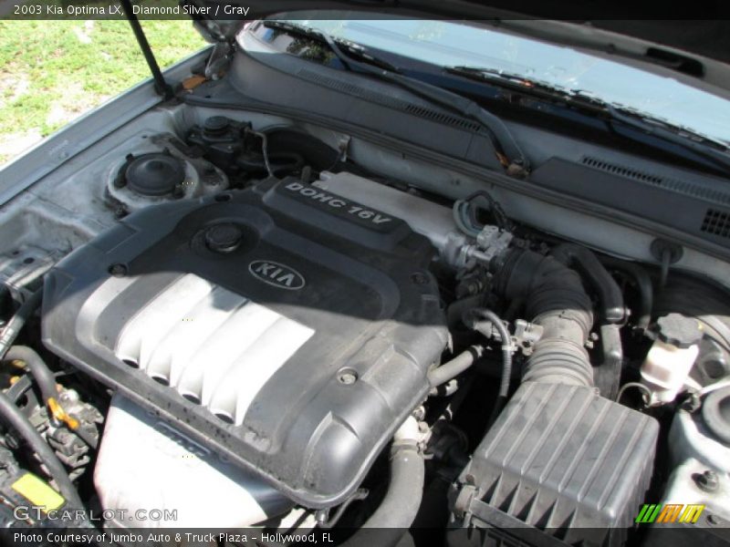 Diamond Silver / Gray 2003 Kia Optima LX