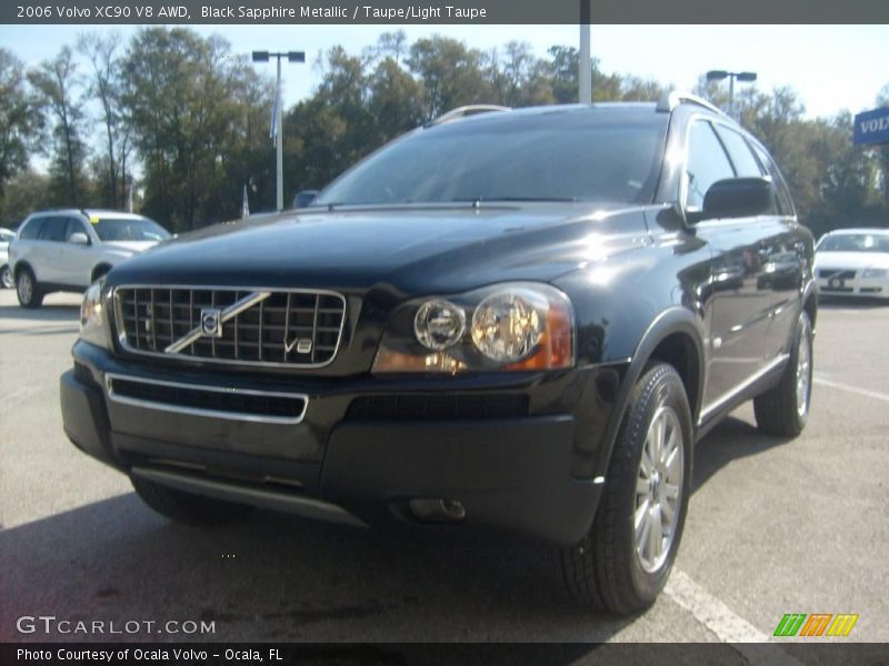 Black Sapphire Metallic / Taupe/Light Taupe 2006 Volvo XC90 V8 AWD