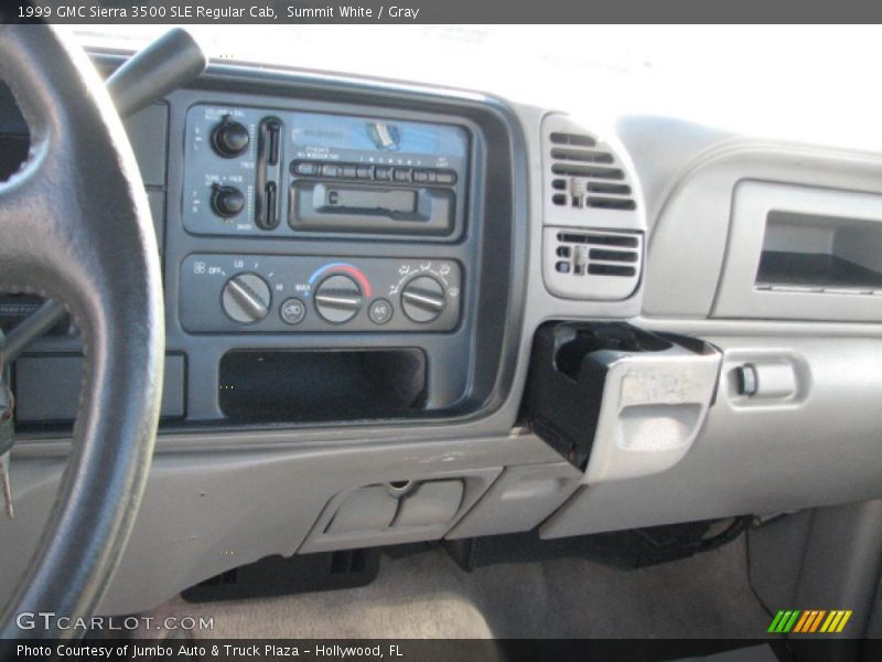 Summit White / Gray 1999 GMC Sierra 3500 SLE Regular Cab