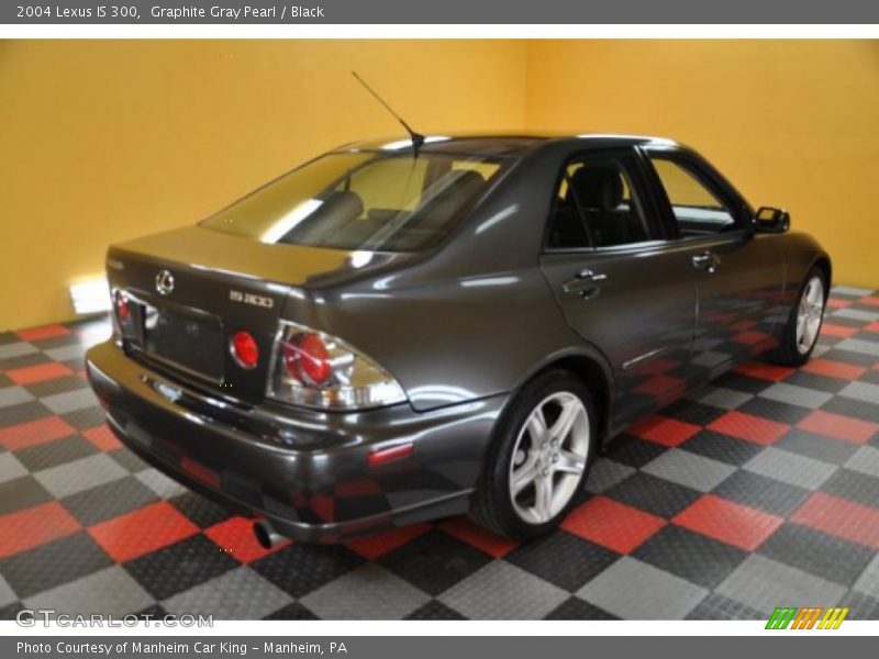 Graphite Gray Pearl / Black 2004 Lexus IS 300