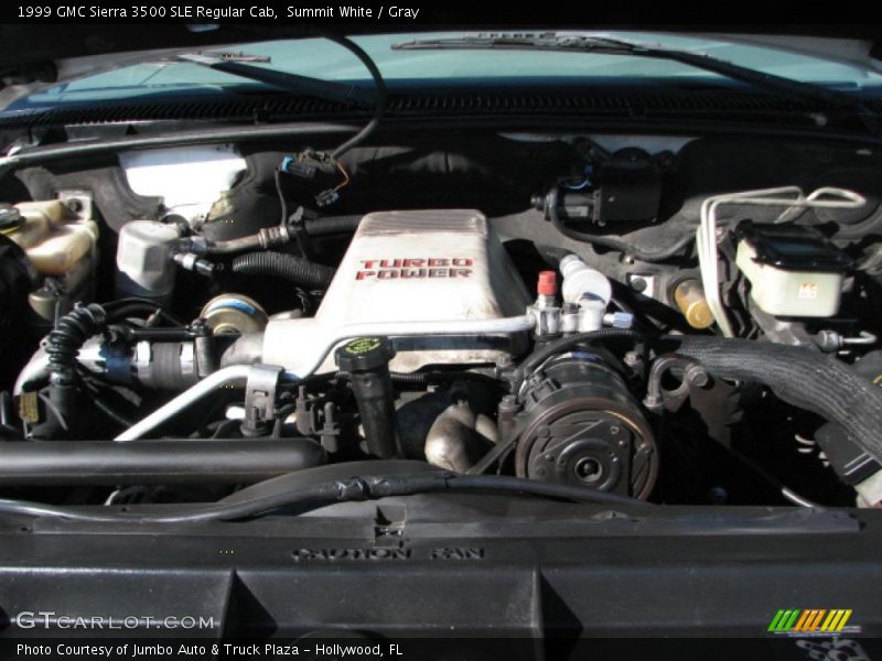  1999 Sierra 3500 SLE Regular Cab Engine - 6.5 Liter OHV 16-Valve Turbo-Diesel V8