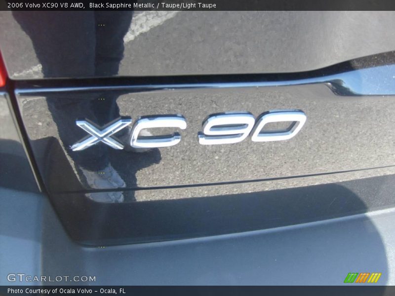 Black Sapphire Metallic / Taupe/Light Taupe 2006 Volvo XC90 V8 AWD