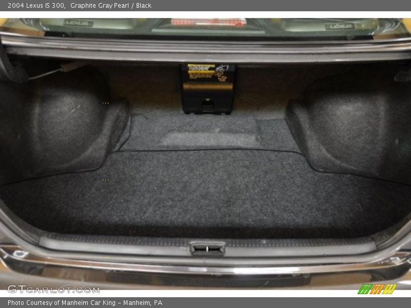 Graphite Gray Pearl / Black 2004 Lexus IS 300