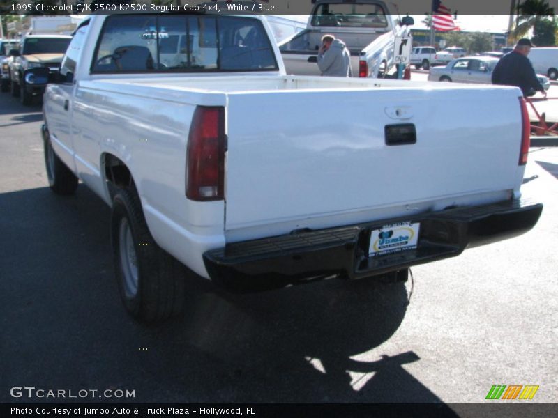 White / Blue 1995 Chevrolet C/K 2500 K2500 Regular Cab 4x4