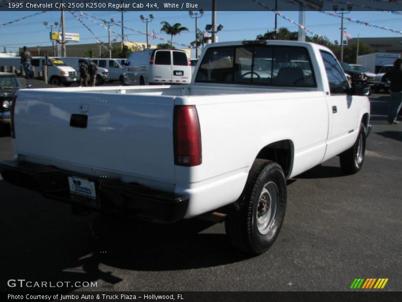 White / Blue 1995 Chevrolet C/K 2500 K2500 Regular Cab 4x4