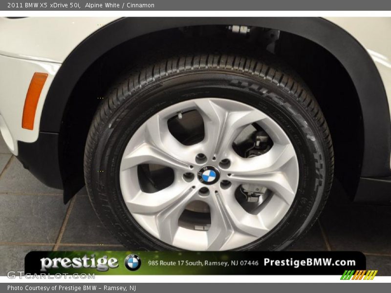 Alpine White / Cinnamon 2011 BMW X5 xDrive 50i