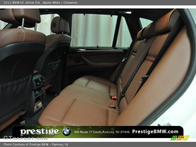 Alpine White / Cinnamon 2011 BMW X5 xDrive 50i
