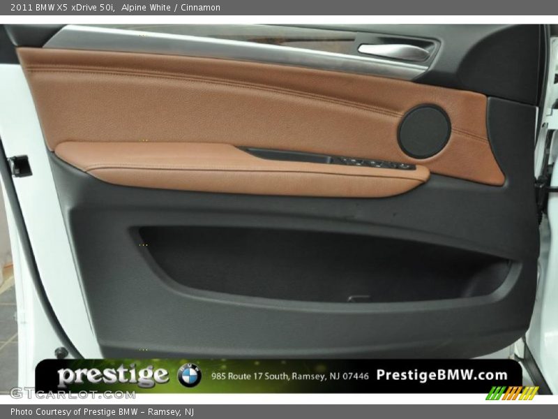 Alpine White / Cinnamon 2011 BMW X5 xDrive 50i