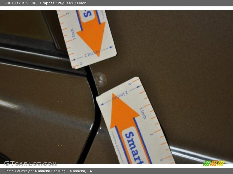 Graphite Gray Pearl / Black 2004 Lexus IS 300