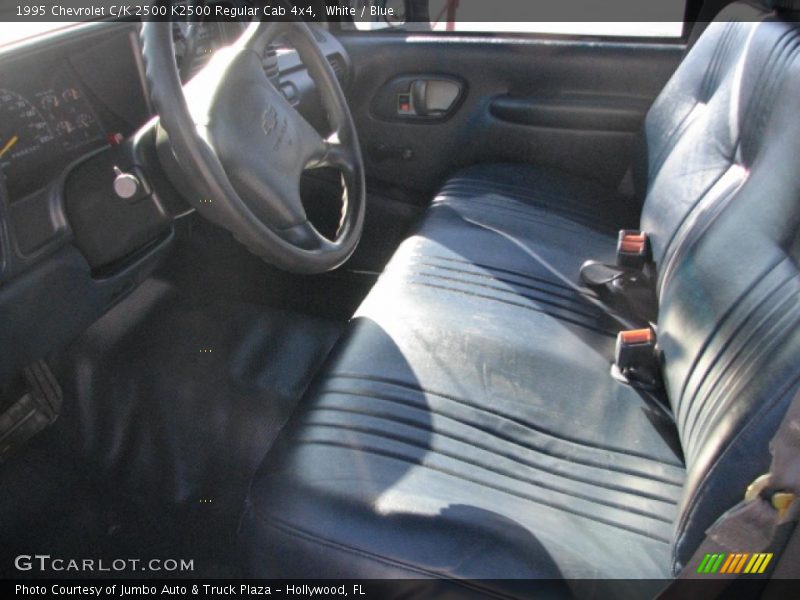 White / Blue 1995 Chevrolet C/K 2500 K2500 Regular Cab 4x4