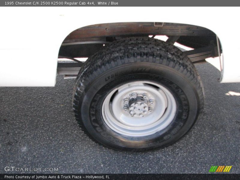 White / Blue 1995 Chevrolet C/K 2500 K2500 Regular Cab 4x4