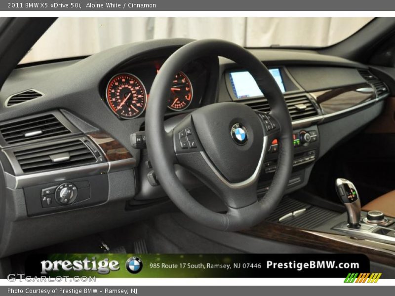 Alpine White / Cinnamon 2011 BMW X5 xDrive 50i