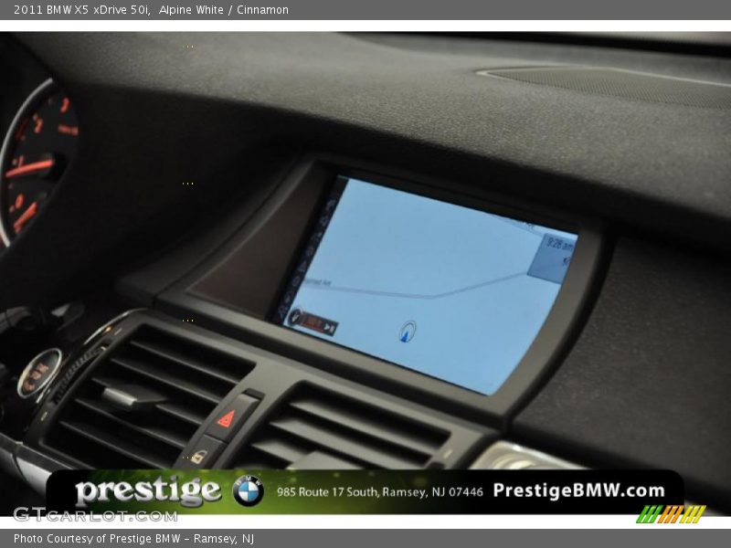Alpine White / Cinnamon 2011 BMW X5 xDrive 50i