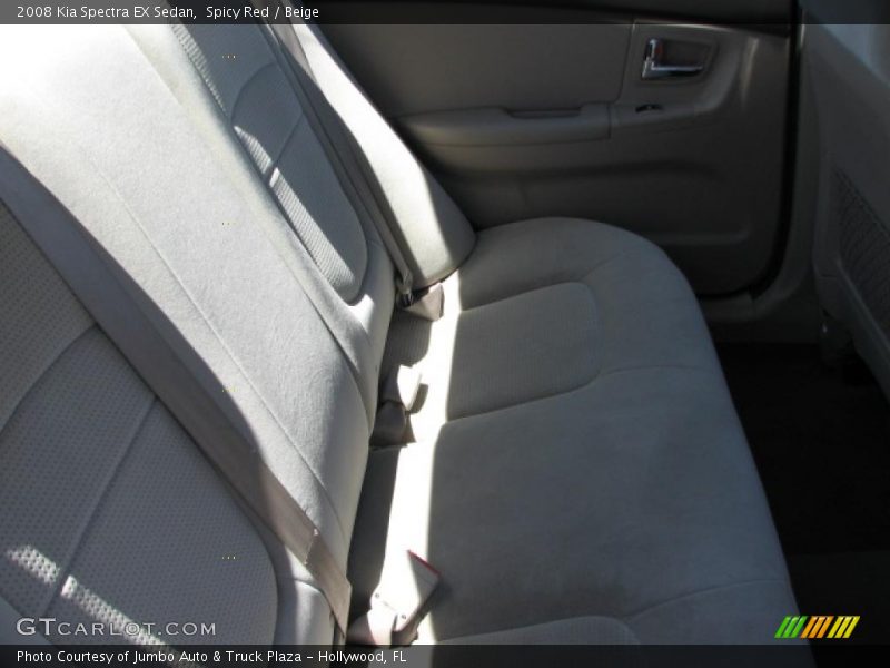 Spicy Red / Beige 2008 Kia Spectra EX Sedan
