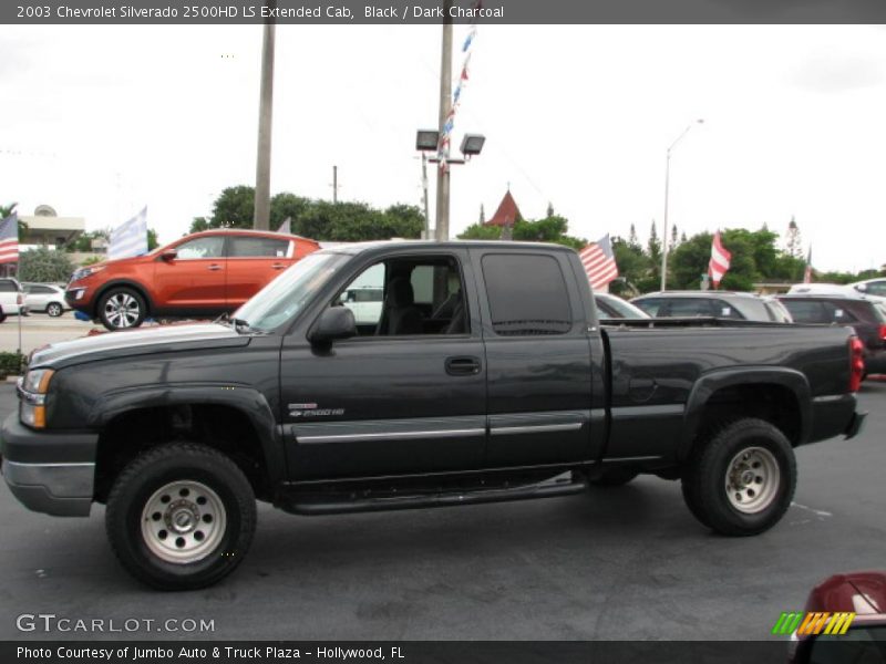 Black / Dark Charcoal 2003 Chevrolet Silverado 2500HD LS Extended Cab