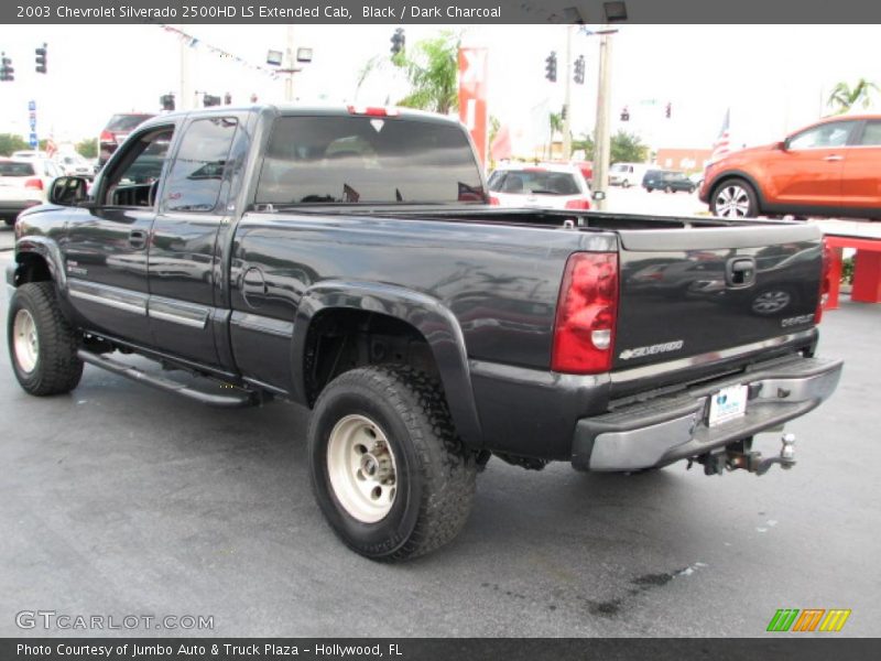 Black / Dark Charcoal 2003 Chevrolet Silverado 2500HD LS Extended Cab