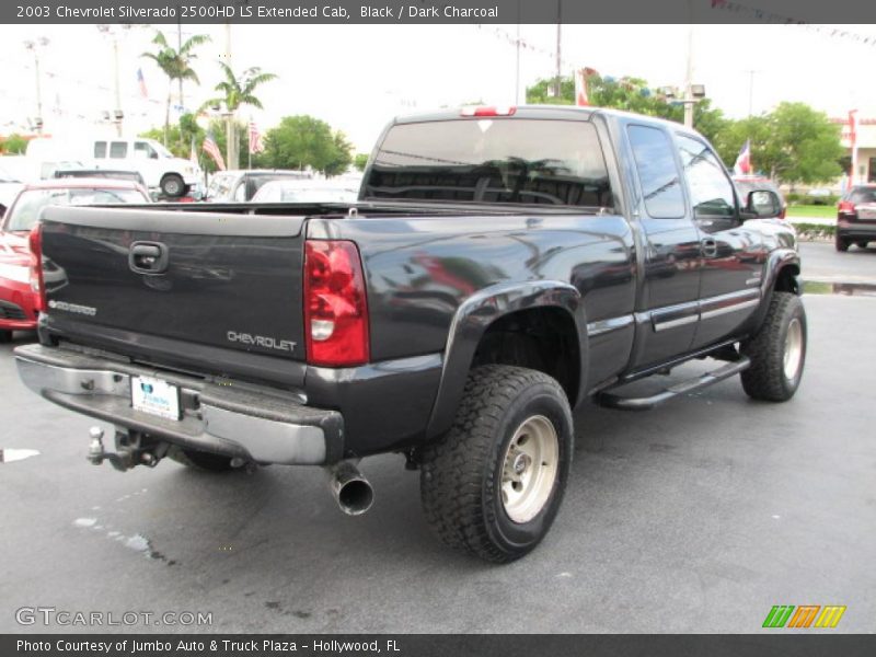 Black / Dark Charcoal 2003 Chevrolet Silverado 2500HD LS Extended Cab