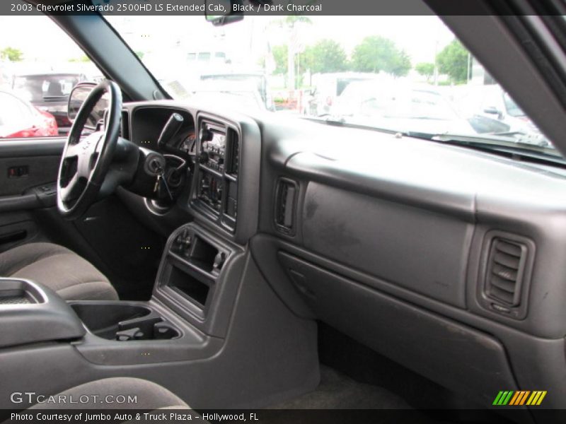 Black / Dark Charcoal 2003 Chevrolet Silverado 2500HD LS Extended Cab