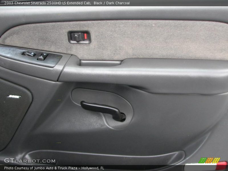 Black / Dark Charcoal 2003 Chevrolet Silverado 2500HD LS Extended Cab