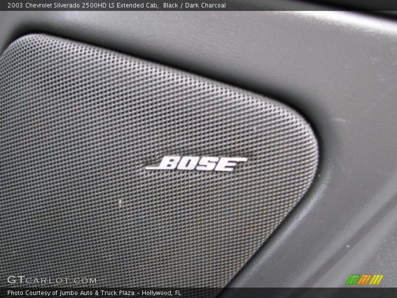 Black / Dark Charcoal 2003 Chevrolet Silverado 2500HD LS Extended Cab