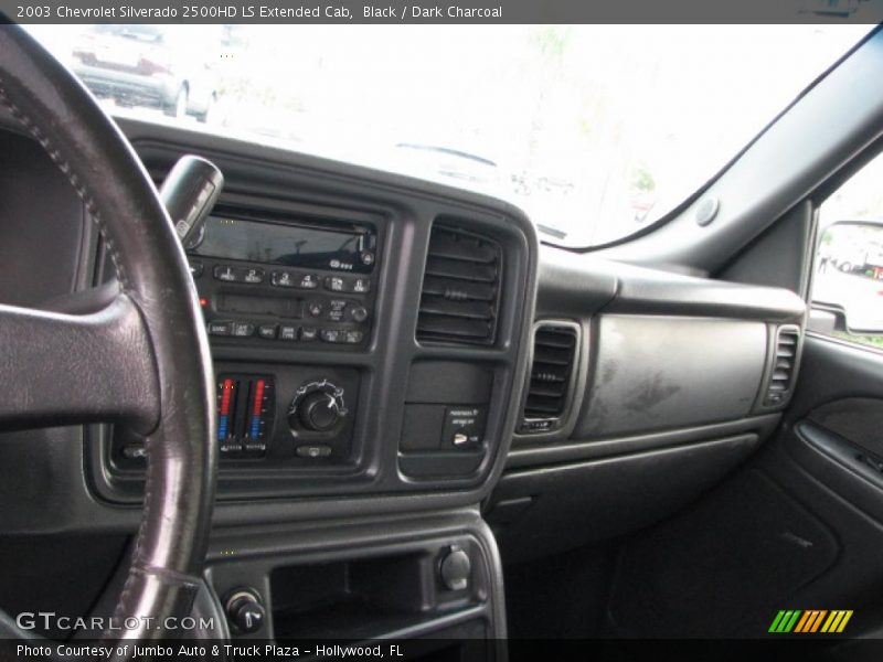 Black / Dark Charcoal 2003 Chevrolet Silverado 2500HD LS Extended Cab