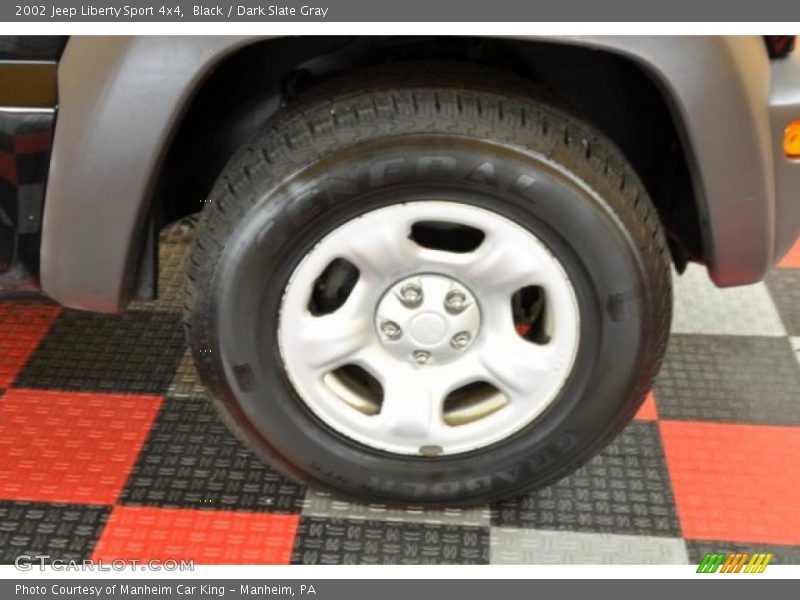 Black / Dark Slate Gray 2002 Jeep Liberty Sport 4x4