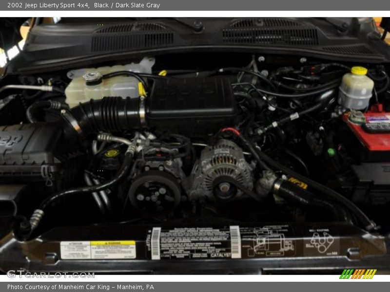 Black / Dark Slate Gray 2002 Jeep Liberty Sport 4x4