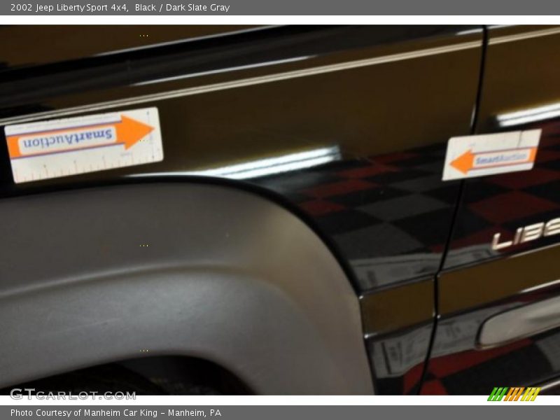 Black / Dark Slate Gray 2002 Jeep Liberty Sport 4x4