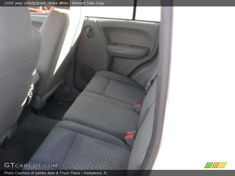 Stone White / Medium Slate Gray 2006 Jeep Liberty Sport