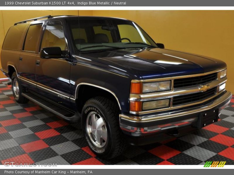 Indigo Blue Metallic / Neutral 1999 Chevrolet Suburban K1500 LT 4x4