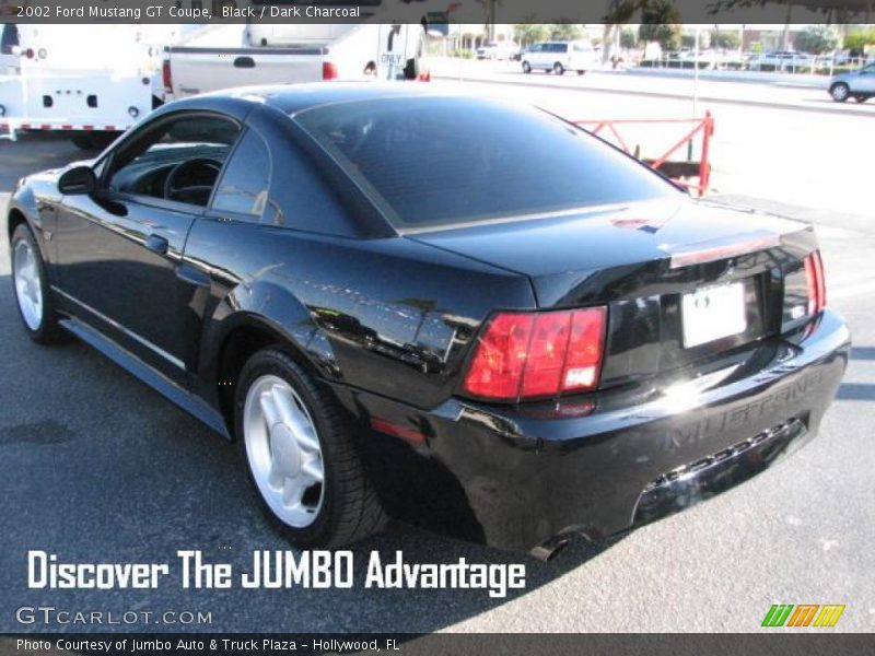 Black / Dark Charcoal 2002 Ford Mustang GT Coupe