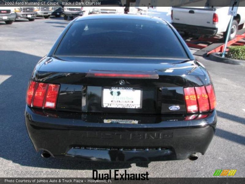 Black / Dark Charcoal 2002 Ford Mustang GT Coupe