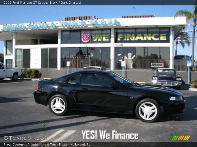 Black / Dark Charcoal 2002 Ford Mustang GT Coupe