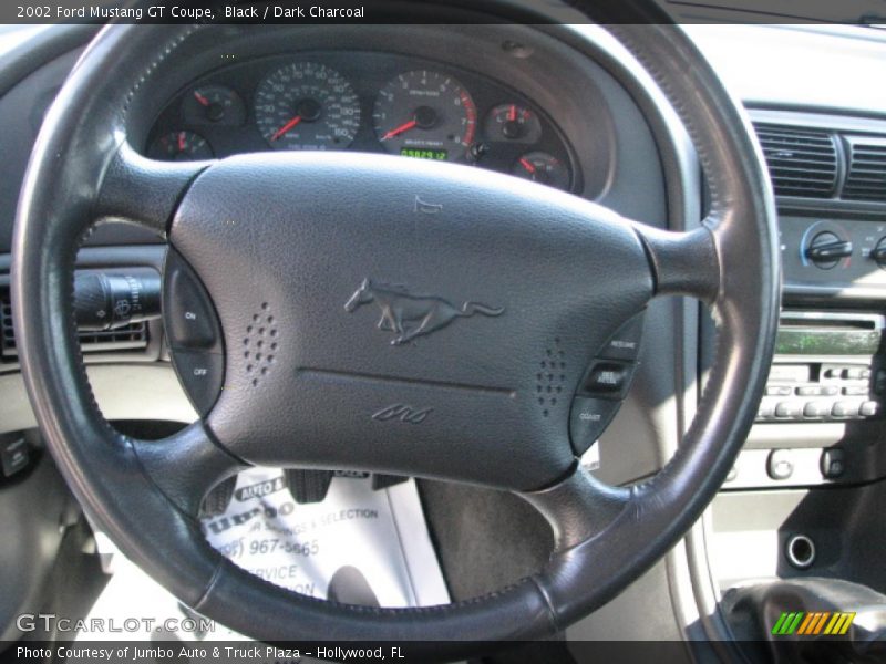 Black / Dark Charcoal 2002 Ford Mustang GT Coupe