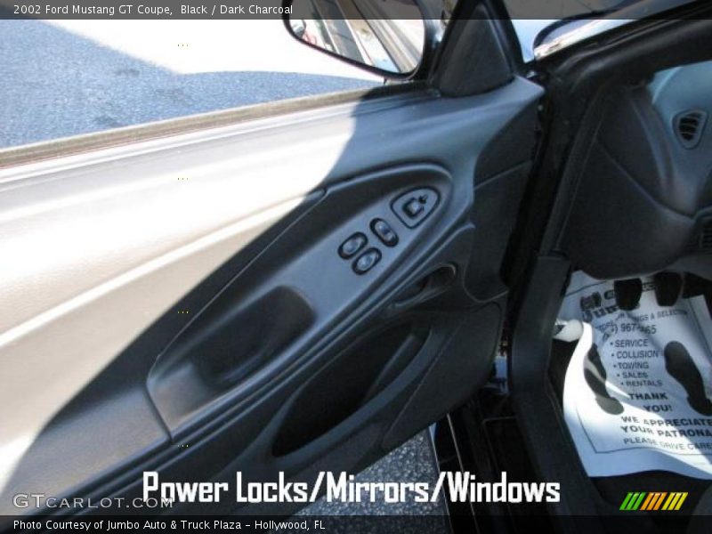 Black / Dark Charcoal 2002 Ford Mustang GT Coupe