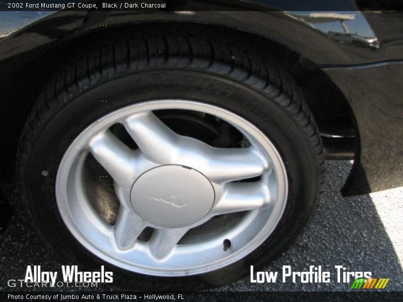 Black / Dark Charcoal 2002 Ford Mustang GT Coupe