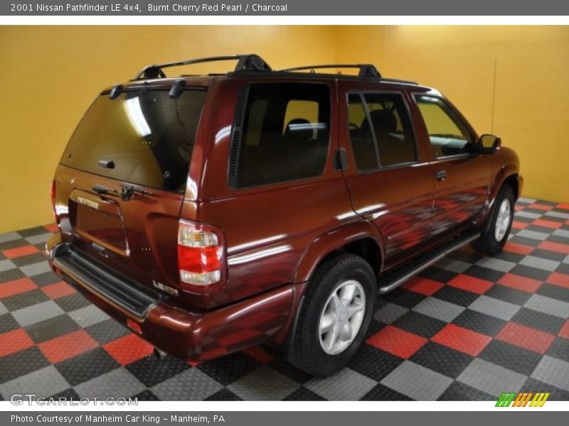 Burnt Cherry Red Pearl / Charcoal 2001 Nissan Pathfinder LE 4x4
