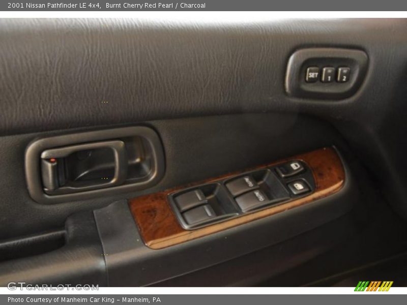 Burnt Cherry Red Pearl / Charcoal 2001 Nissan Pathfinder LE 4x4