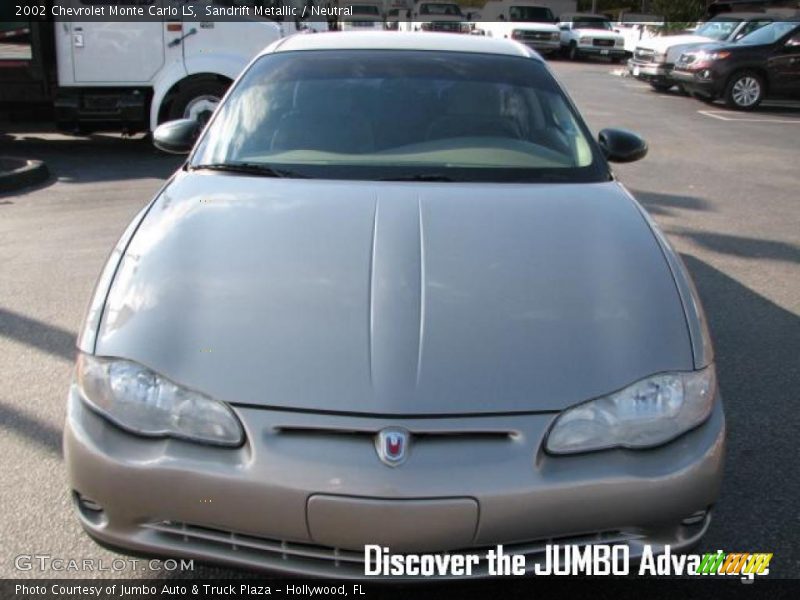 Sandrift Metallic / Neutral 2002 Chevrolet Monte Carlo LS