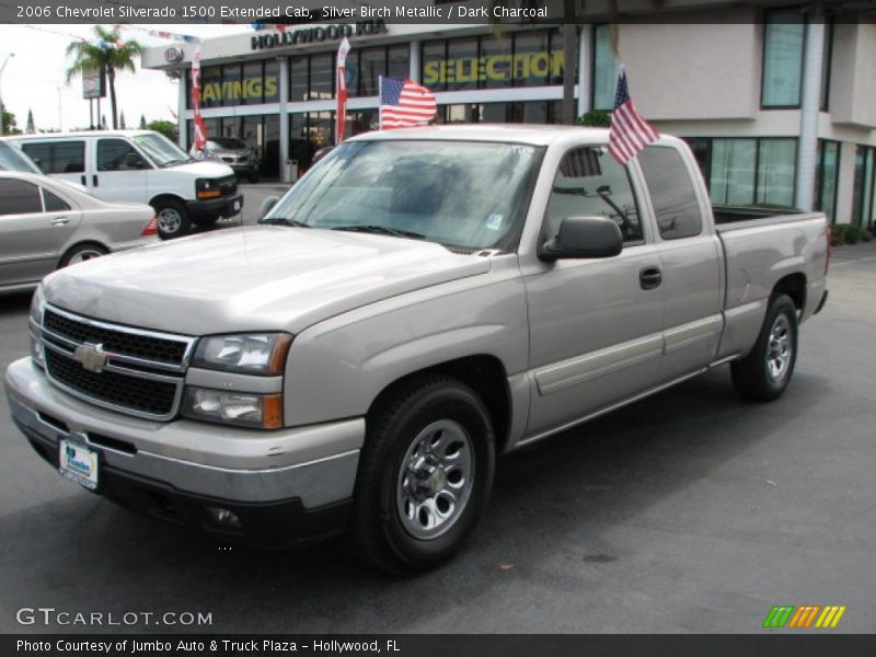 Silver Birch Metallic / Dark Charcoal 2006 Chevrolet Silverado 1500 Extended Cab