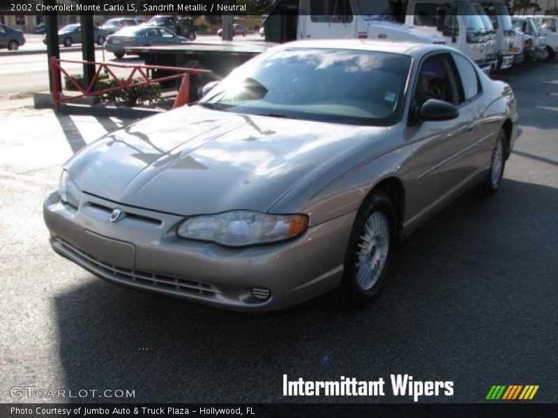 Sandrift Metallic / Neutral 2002 Chevrolet Monte Carlo LS