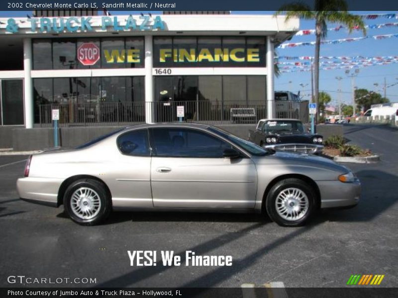 Sandrift Metallic / Neutral 2002 Chevrolet Monte Carlo LS