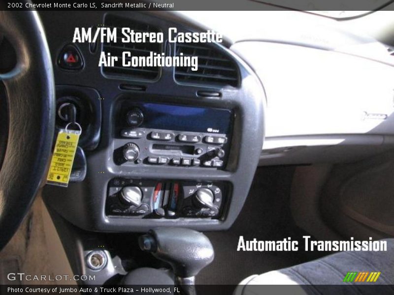 Sandrift Metallic / Neutral 2002 Chevrolet Monte Carlo LS