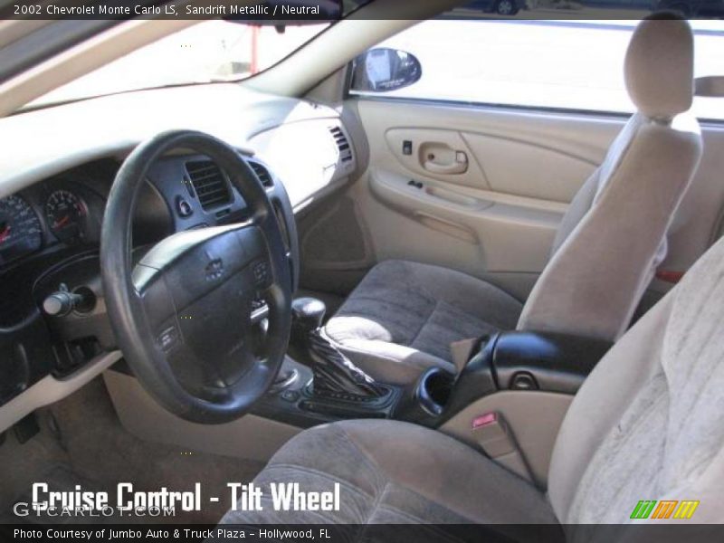 Sandrift Metallic / Neutral 2002 Chevrolet Monte Carlo LS