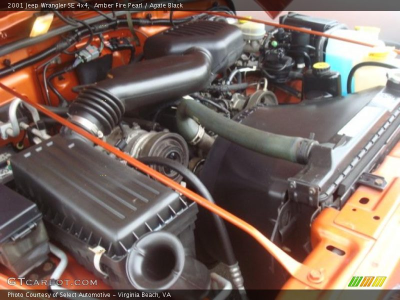  2001 Wrangler SE 4x4 Engine - 2.5 Liter OHV 8-Valve 4 Cylinder