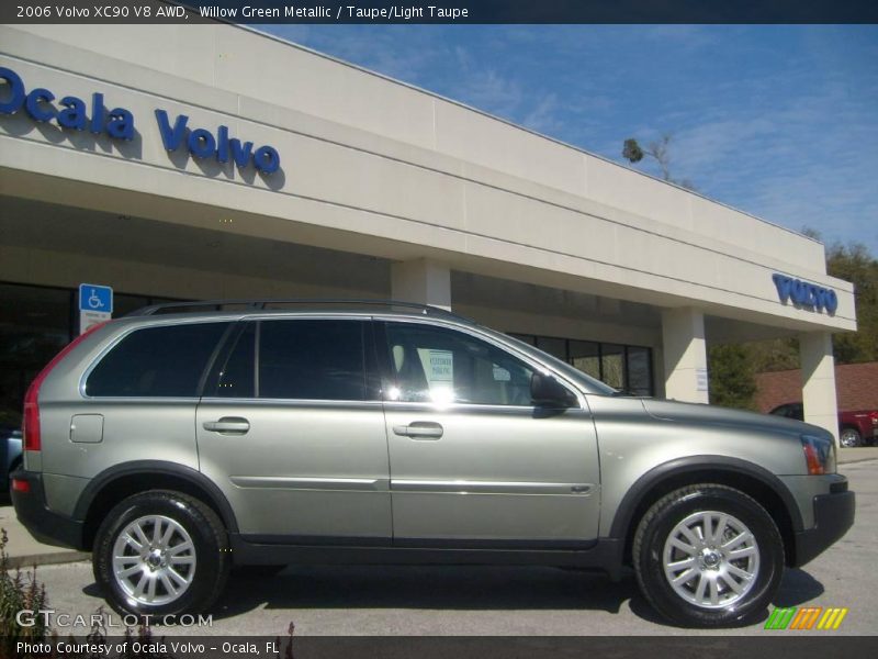 Willow Green Metallic / Taupe/Light Taupe 2006 Volvo XC90 V8 AWD