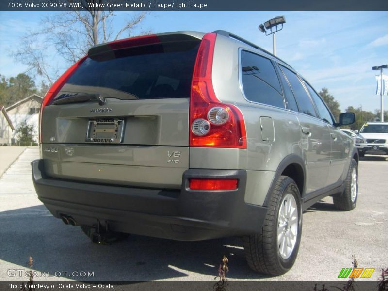 Willow Green Metallic / Taupe/Light Taupe 2006 Volvo XC90 V8 AWD