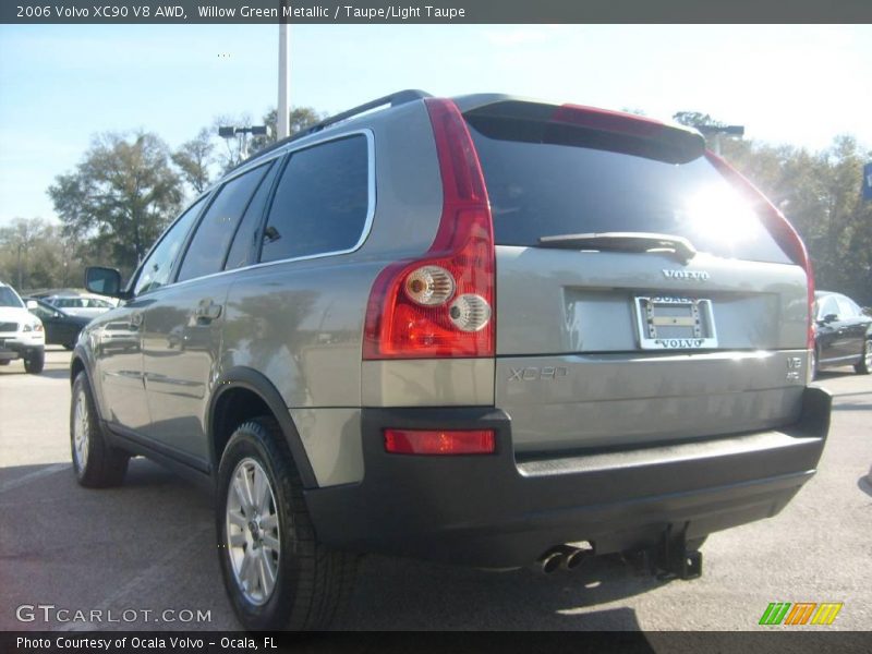 Willow Green Metallic / Taupe/Light Taupe 2006 Volvo XC90 V8 AWD