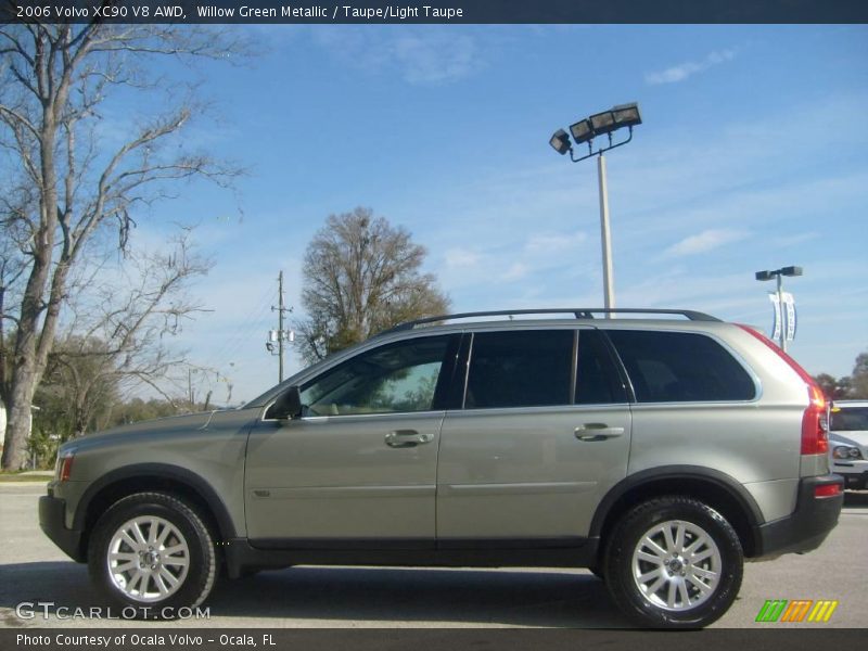 Willow Green Metallic / Taupe/Light Taupe 2006 Volvo XC90 V8 AWD